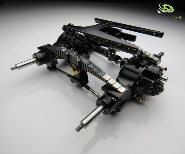 1:16 Pendulum suspension kit complete with axles and cardan