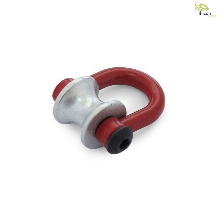 1:10 shackle with pulley red metal