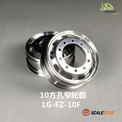 1:14 rim set front narrow 10x long-hole stainless steel