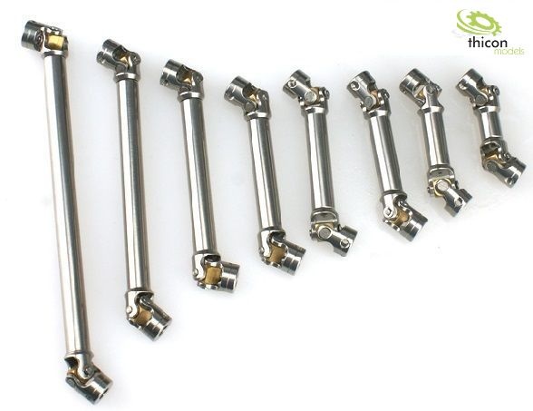 1:16 universal joint stainless steel 92-122mm with 4mm bore