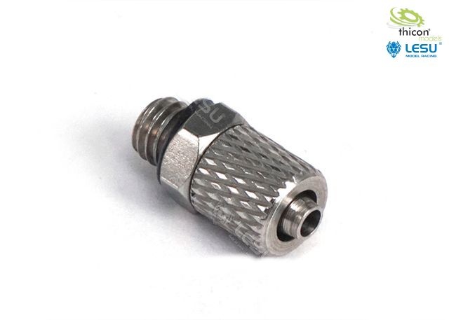 Hydraulic connection nipple straight M5 for 4 / 2.5mm hose