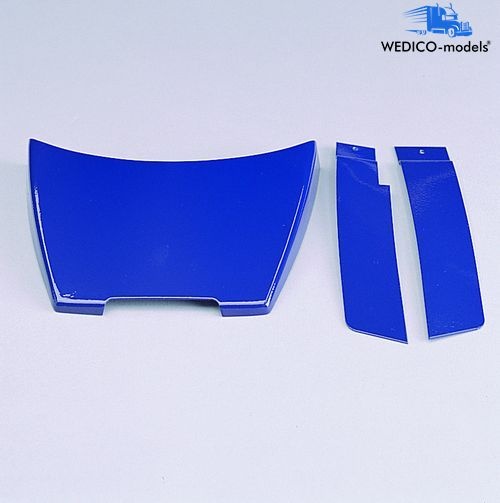 Dachspoiler+Windleitblech blau ACTROS