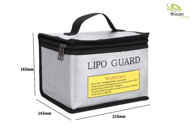 Fireproof lipo bag with handle