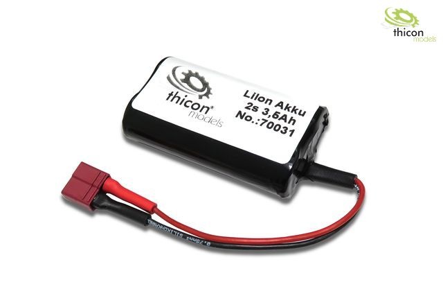 Driving battery 7.4V 3.5Ah LiIon with T-plug and Protection