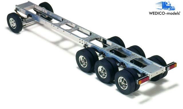 Prof.chassis 4-axle without Tank,675mm