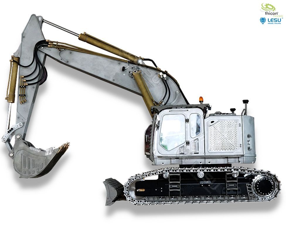 1:14 short-tail excavator ET35 with chains and dozer blade