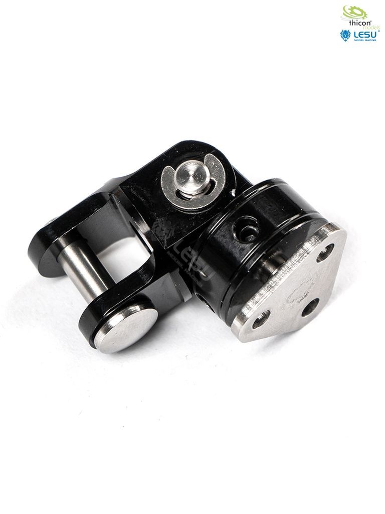 Tool universal joint for excavators and loading cranes