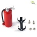 Fire extinguisher 1:10 / 1:14 in red with metal holder