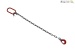 1:14 chain sling 10cm with 1x red hook and tag