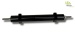 1:14 semi-trailer axle 120mm with ball bearing for double ti