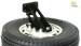 1:14 spare wheel holder Alu black forAlloy Wheels