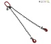 1:14 chain sling 10cm with 2x red hooks and plaque